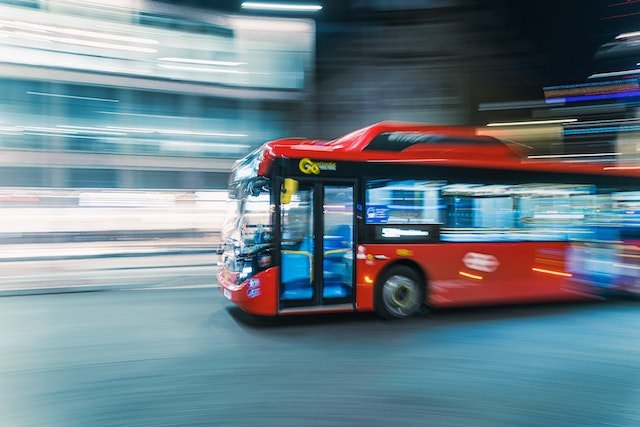 People in London can now use the new red buses for transportation